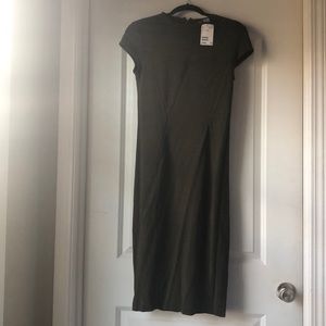 OD Green Fitted Midi